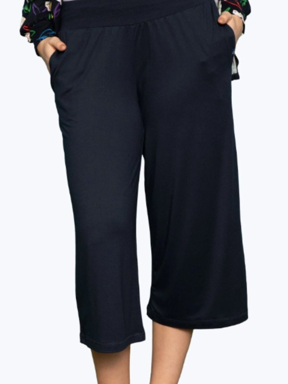 Lug Coupe Bottom Wide Leg Pant Navy